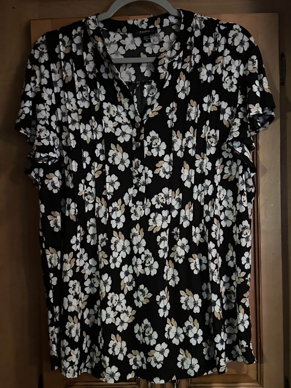 Cocomo Pleated Foral Top XL